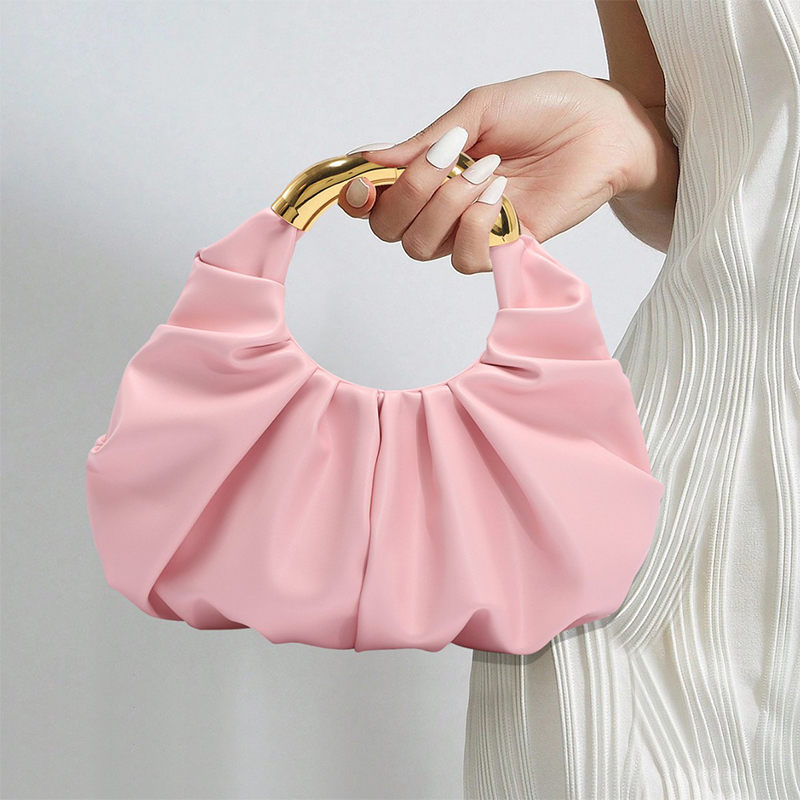 Women Bags High End Brands - الكورية الجديدة المرأة سحابة منقوشة مطوي