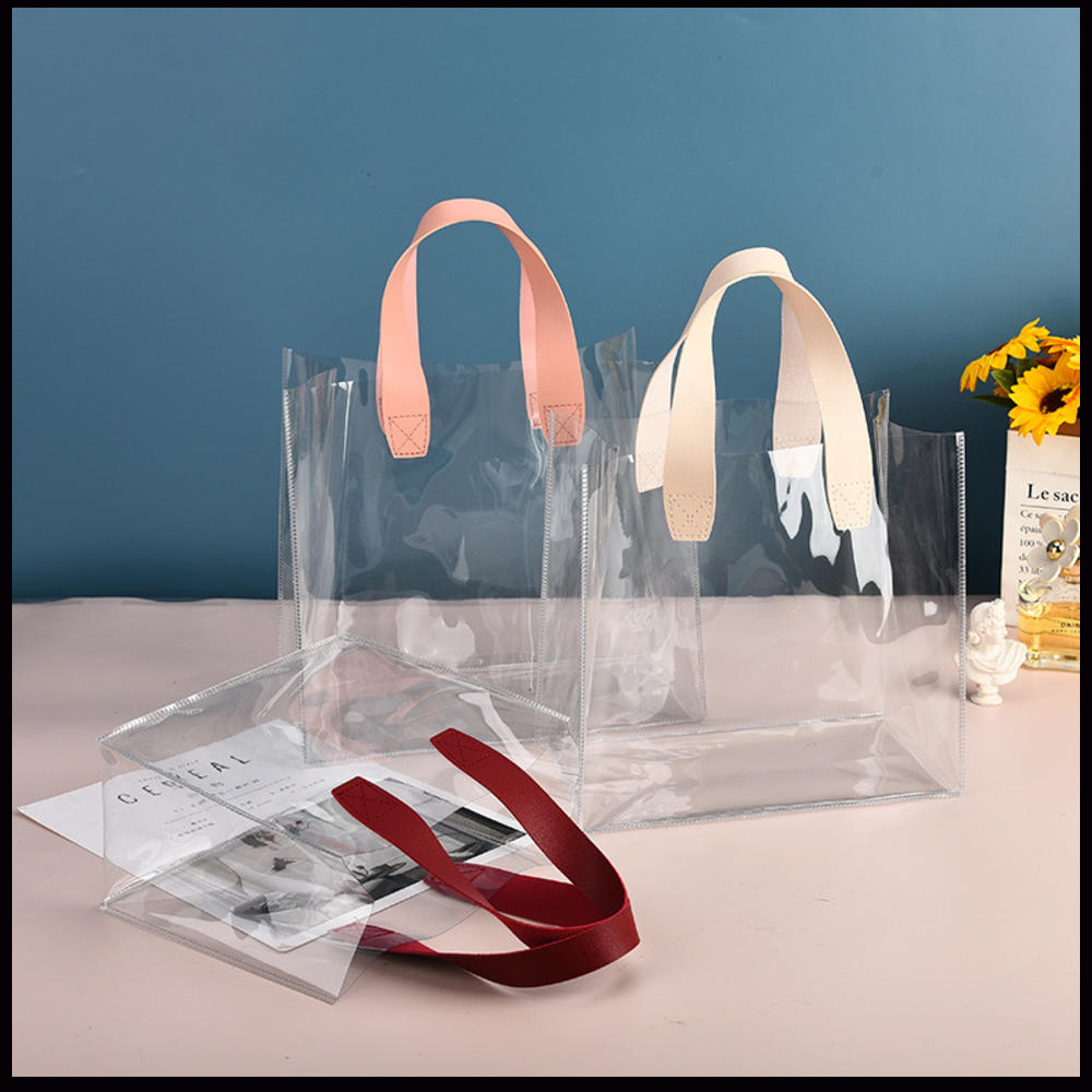 Jelly Bag Clear Pvc - شفاف بك واضح حمل ، سعة