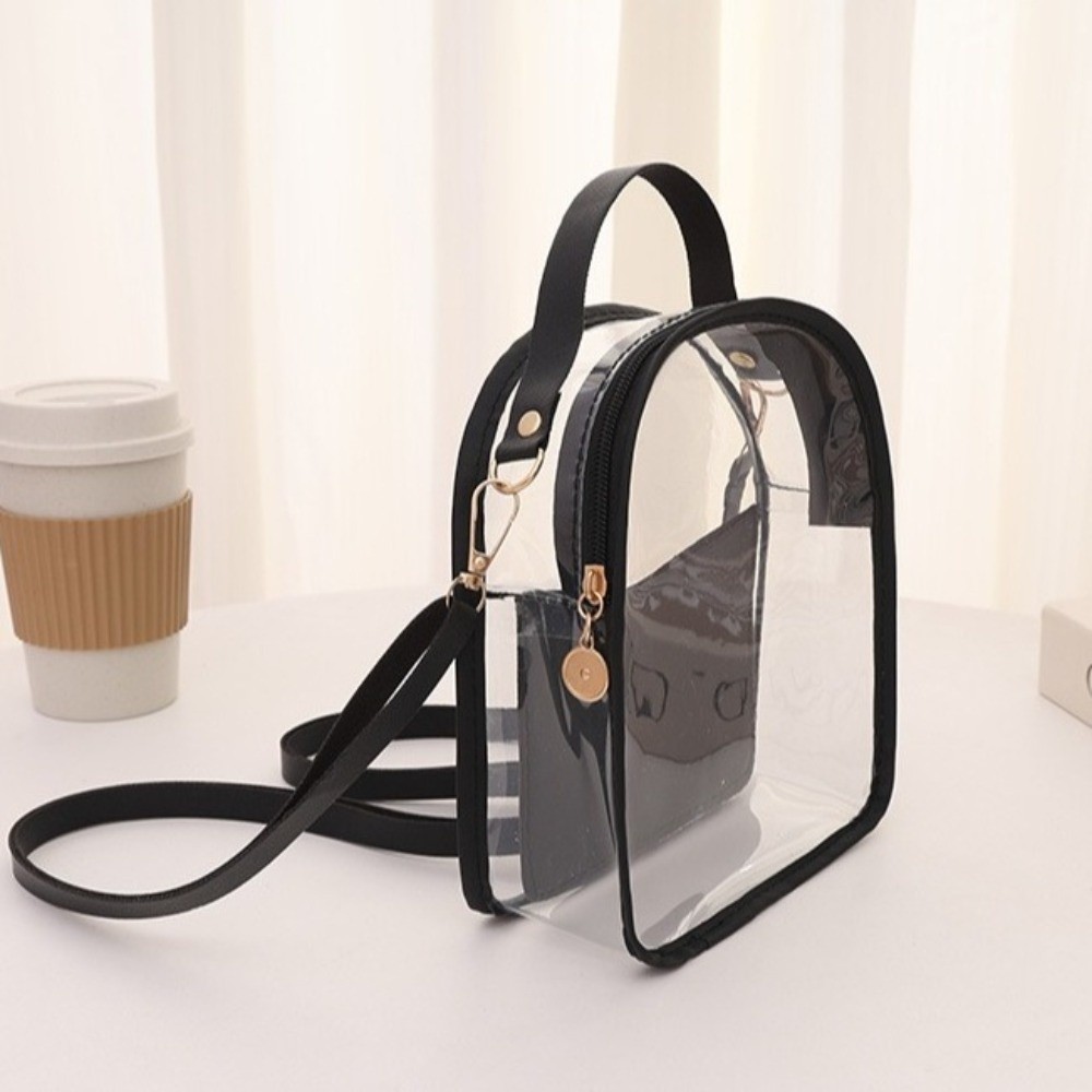 Jelly Bag Clear Pvc - حقيبة تخزين شفافة من البولي فينيل