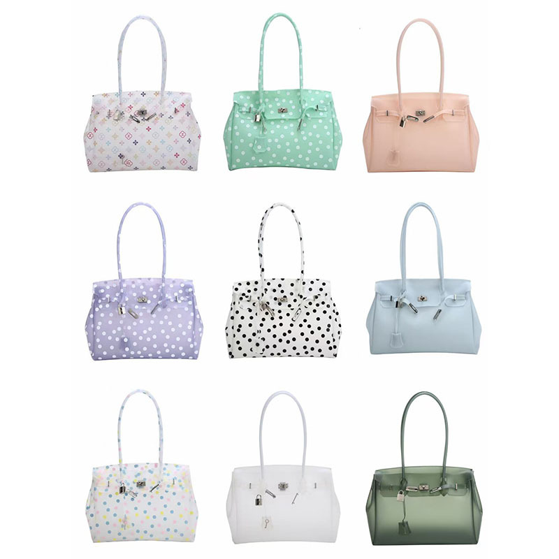Jelly Bag Clear Pvc - حقيبة يد شفافة من البولي فينيل