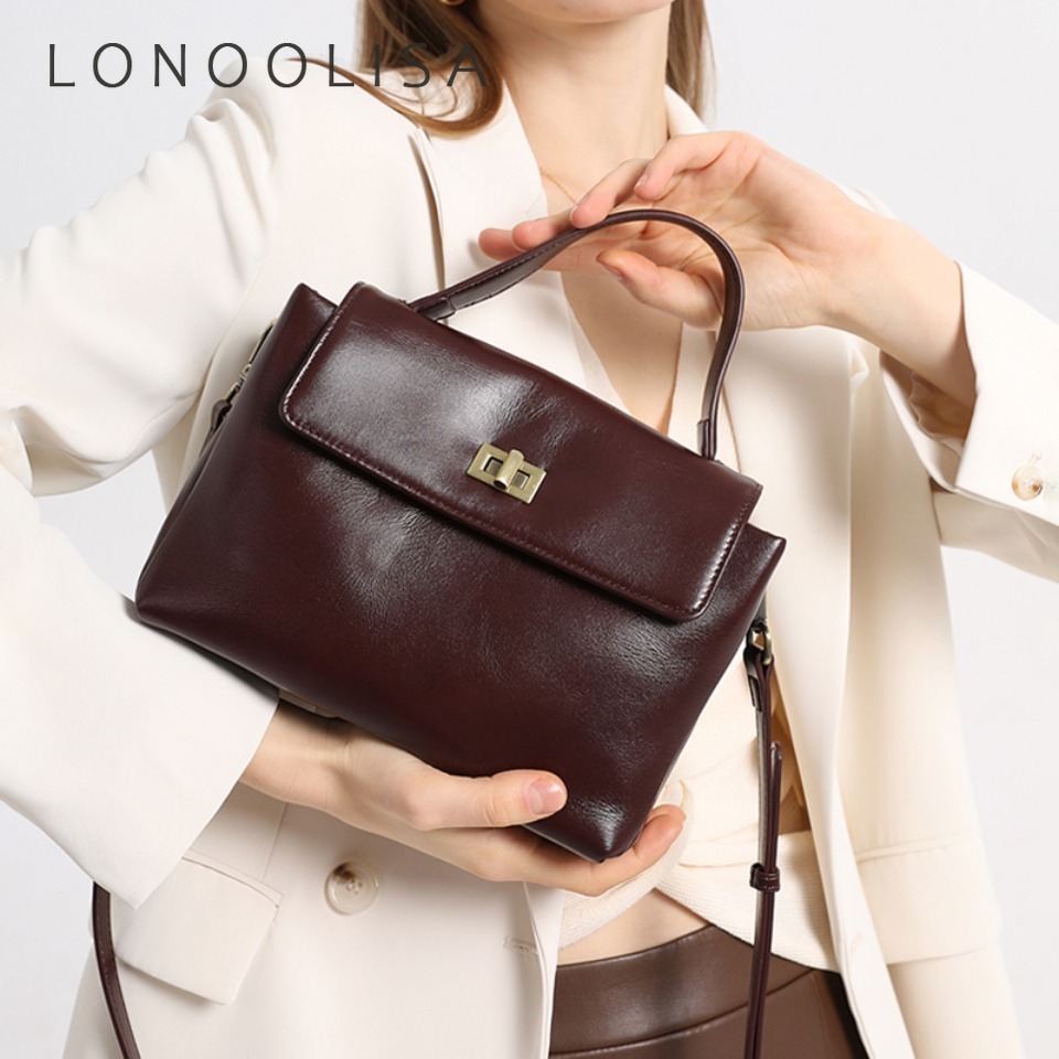 Women'S Work Bags Designer - 100% جلد البقر الأصلي المرأة حقائب