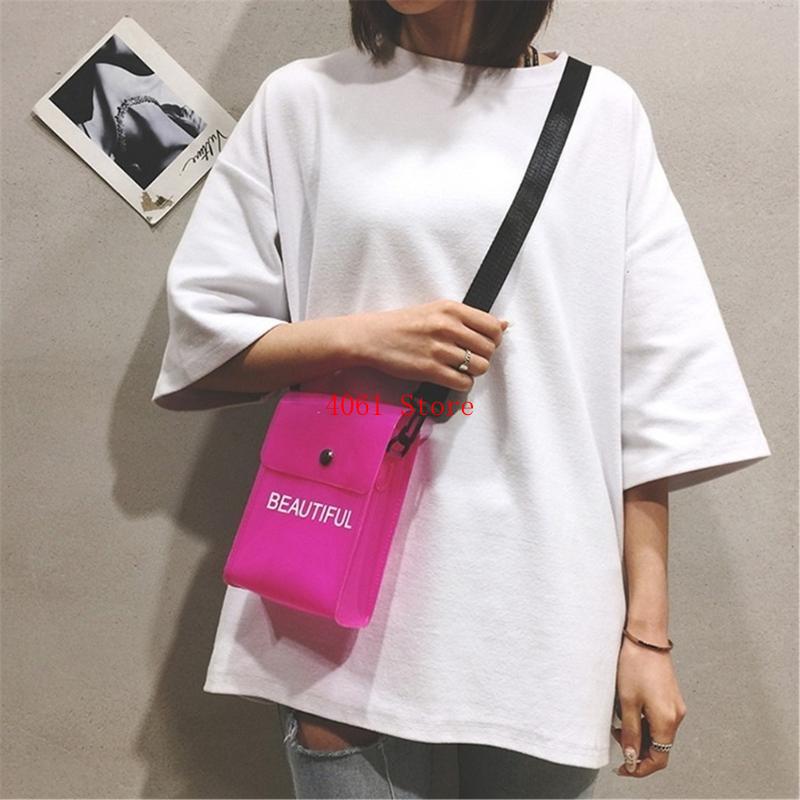 Jelly Bag Clear Pvc - واضح حقيبة كروسبودي لون الحلوى هلام