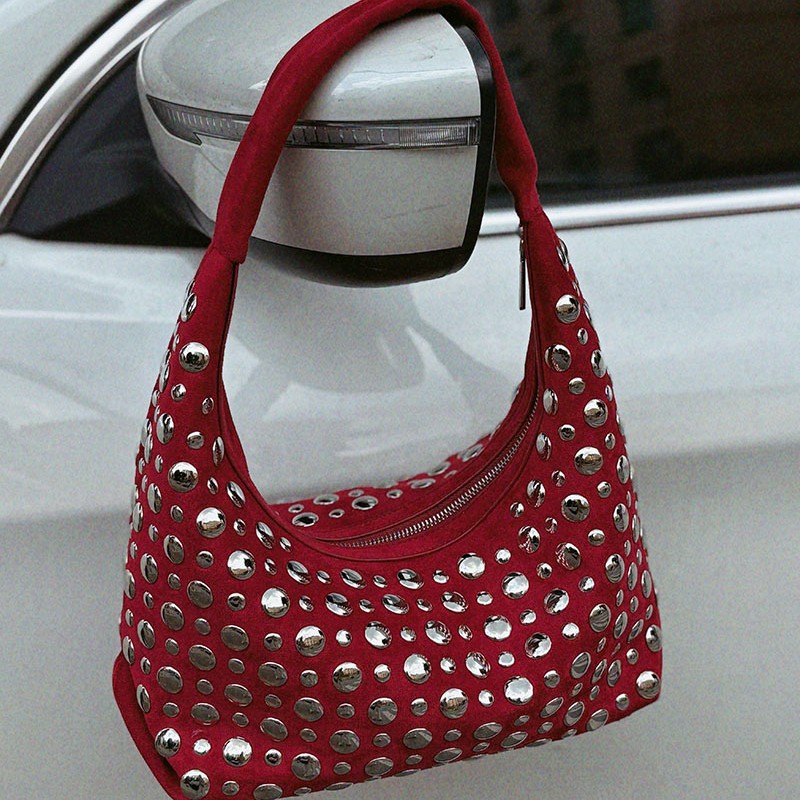 Women Bags High End Brands - جديد الراقية الجلود برشام دلو حقيبة