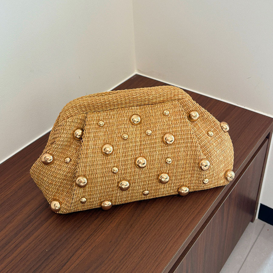 Women'S Bags Holiday - حقيبة يد منسوجة من القش على