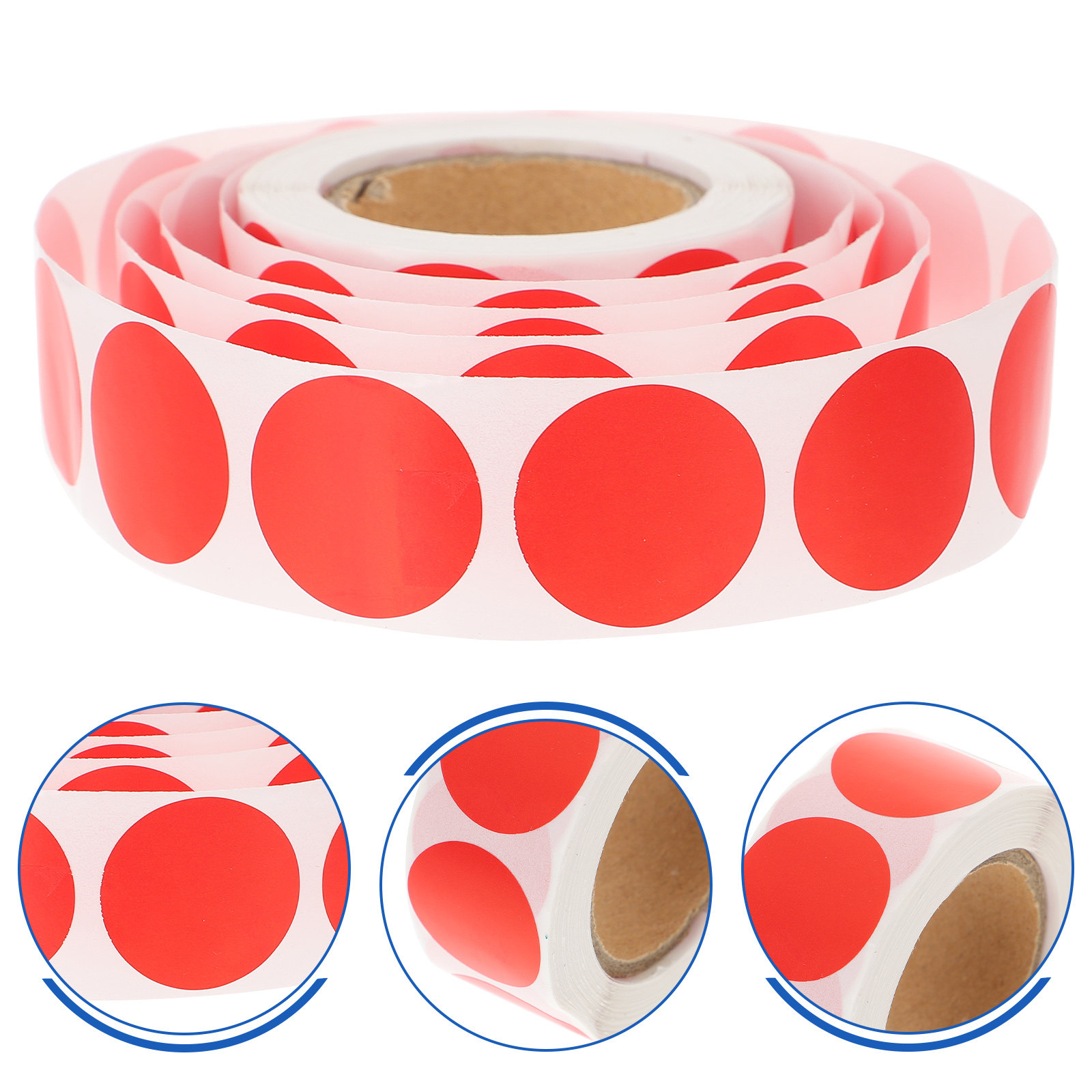 Circle Round Bag - لفة واحدة من ملصقات النقاط الدائرية