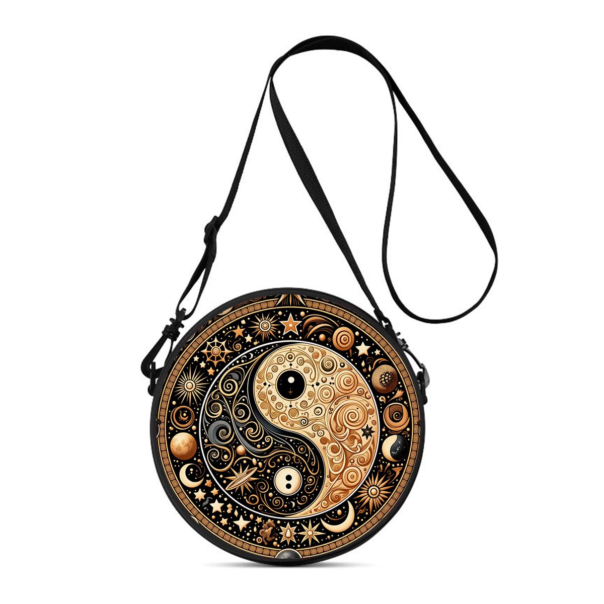 Circle Round Bag - حقيبة كتف دائرية للنساء بتصميم الثمانية
