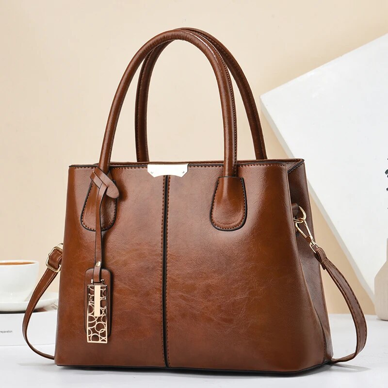 Women Hand Bags For Office - حقيبة كروس بودي من الجلد الصناعي