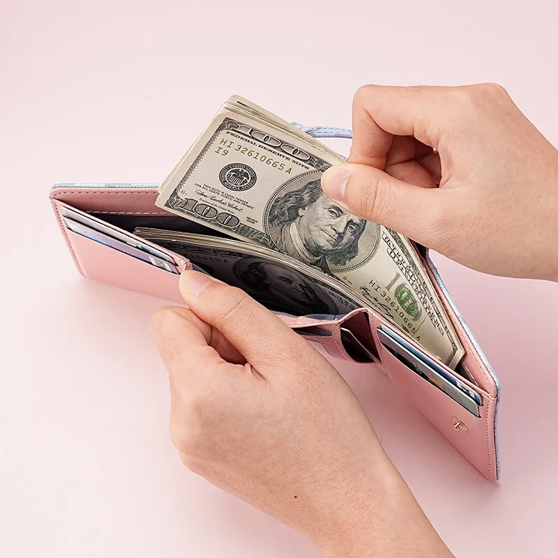 محفظة بثلاثة أقسام بسحاب مع نق - مراجعة Women Bags And Purses وسعره