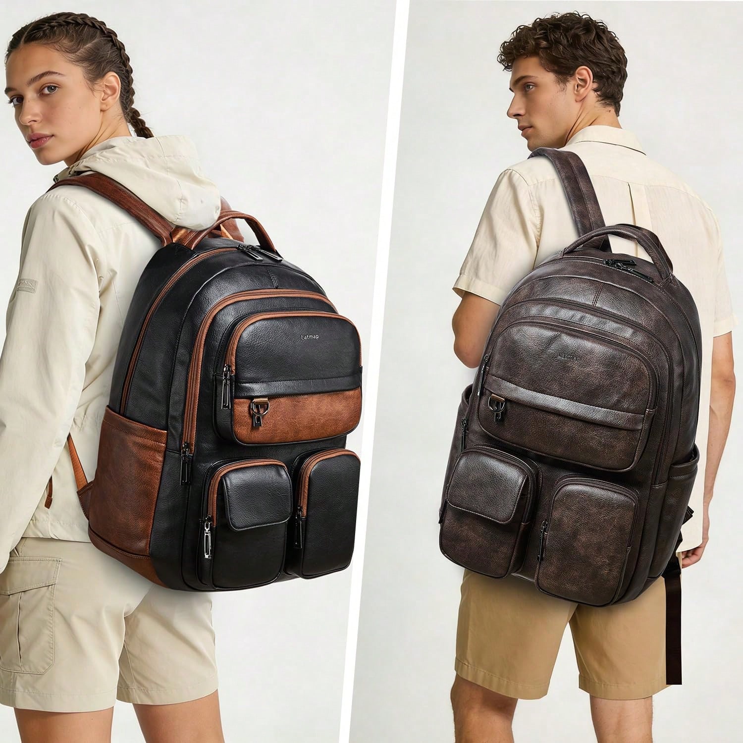 حقيبة ظهر من الجلد النباتي من  - مراجعة Women'S Work Bags Designer وسعره