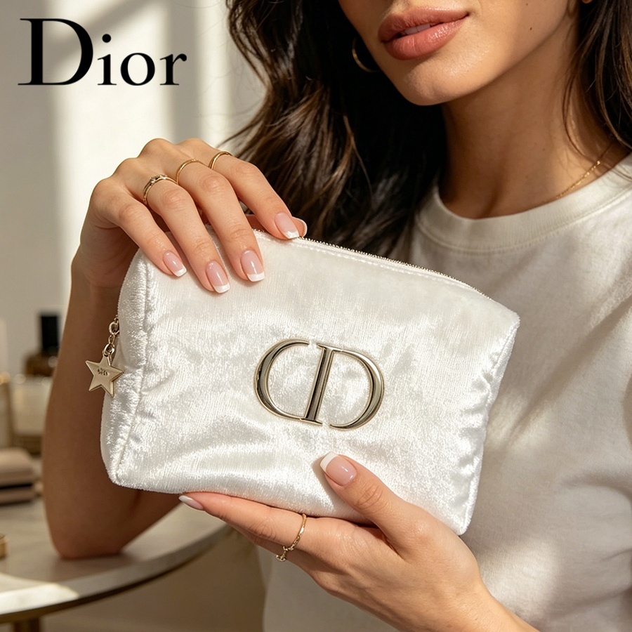 حقيبة ديور البيضاء المخملية لل - مراجعة Women Bags White وسعره