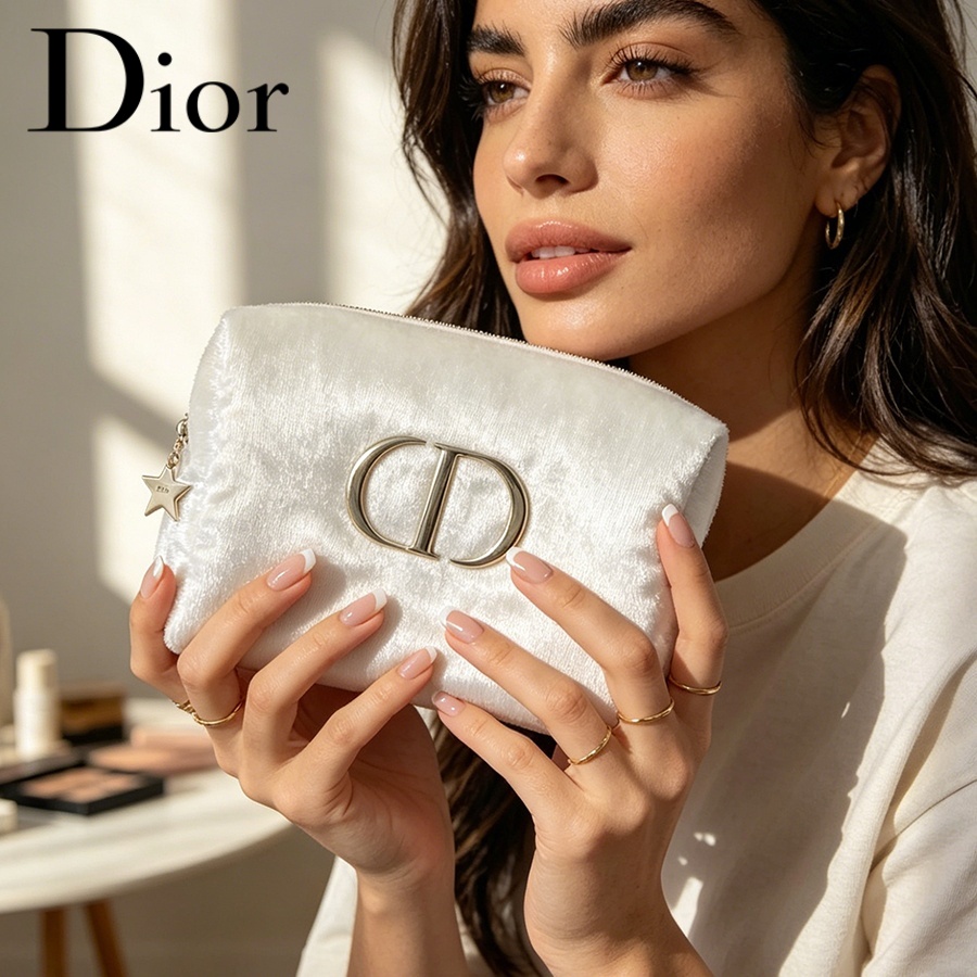 حقيبة ديور البيضاء المخملية لل - مراجعة Women Bags White وسعره