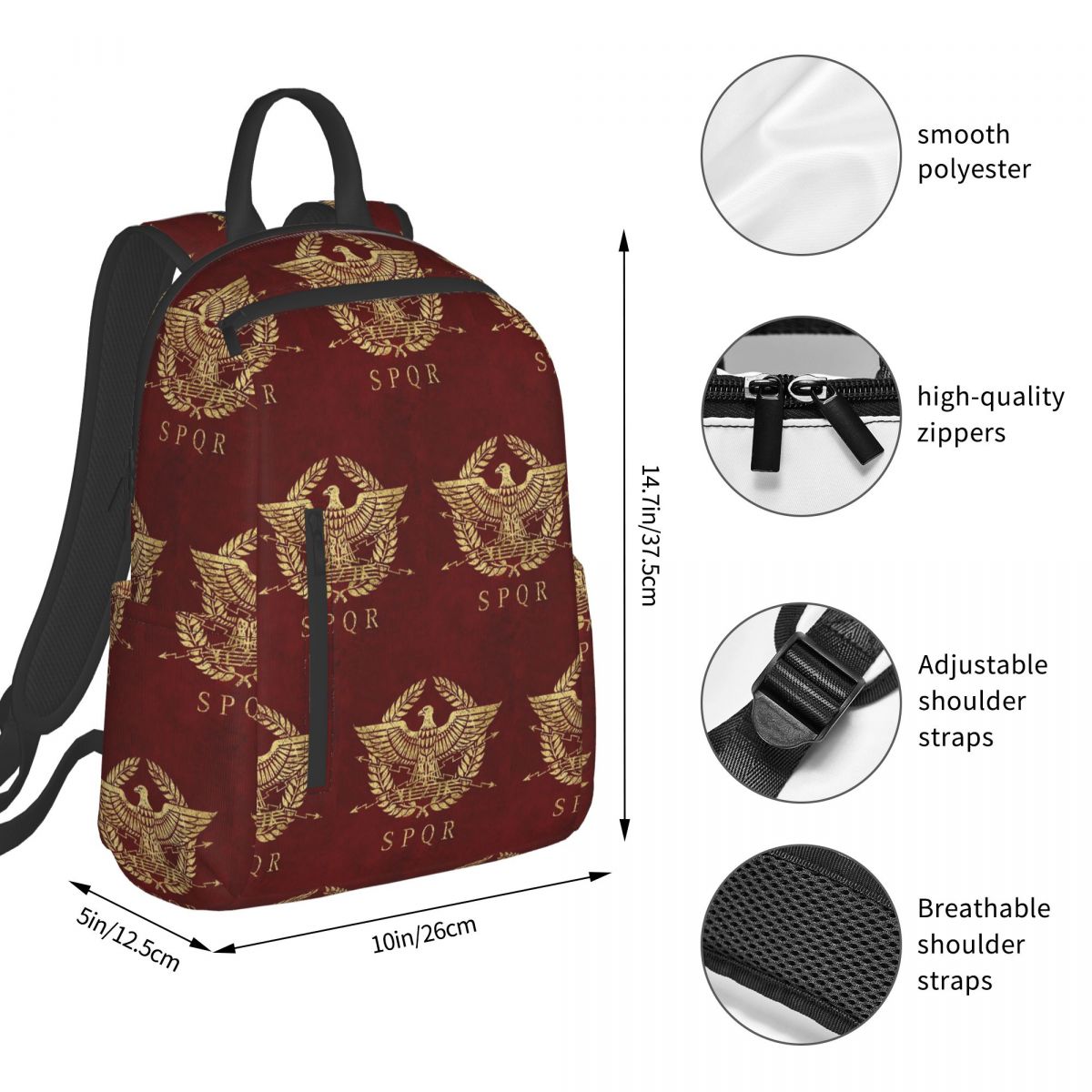 حقيبة ظهر رومانية SPQR من روما - مراجعة Women Bags Rome وسعره