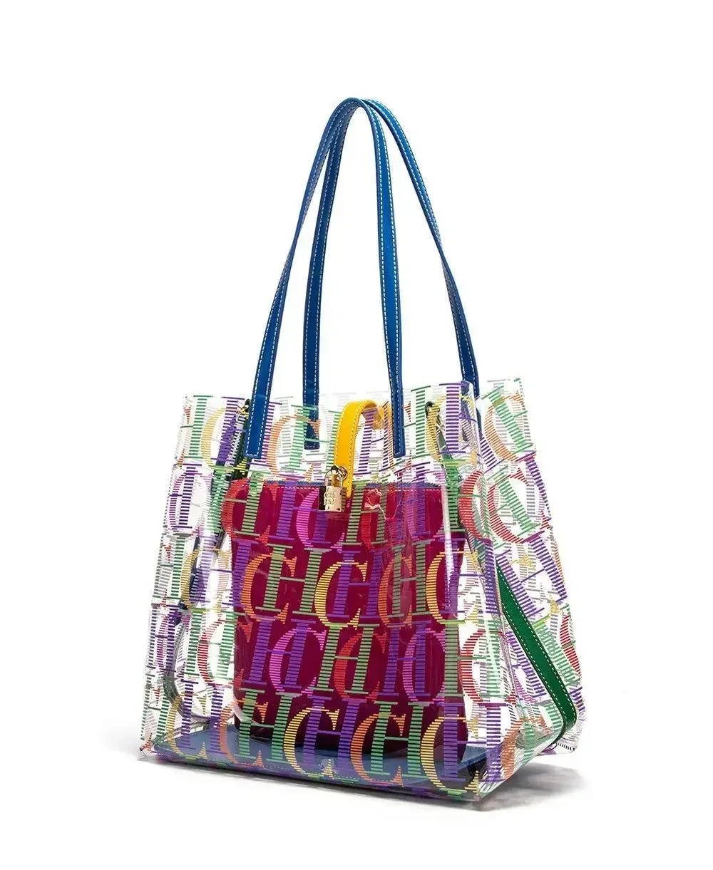 حقيبة يد نسائية شفافة من البي  - مراجعة Jelly Bag Clear Pvc وسعره