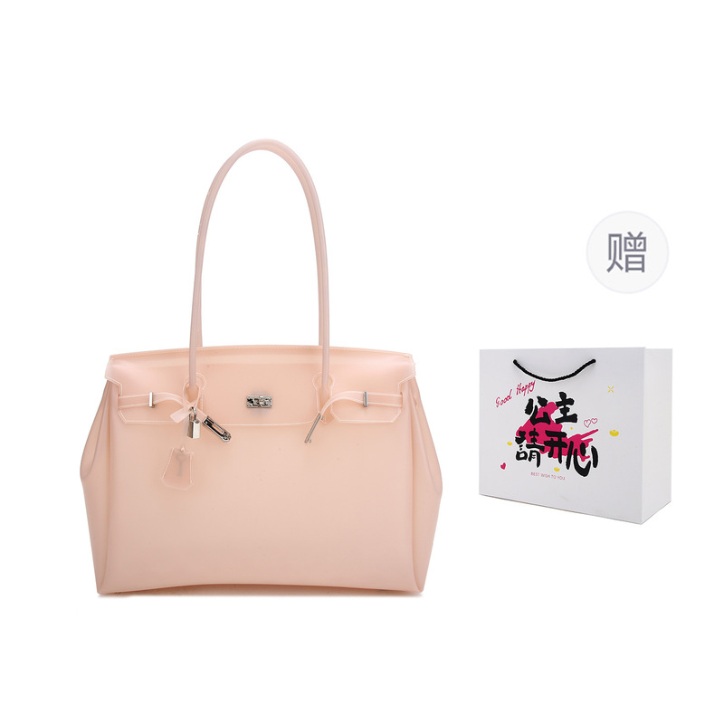 حقيبة يد شفافة من البولي فينيل - مراجعة Jelly Bag Clear Pvc وسعره