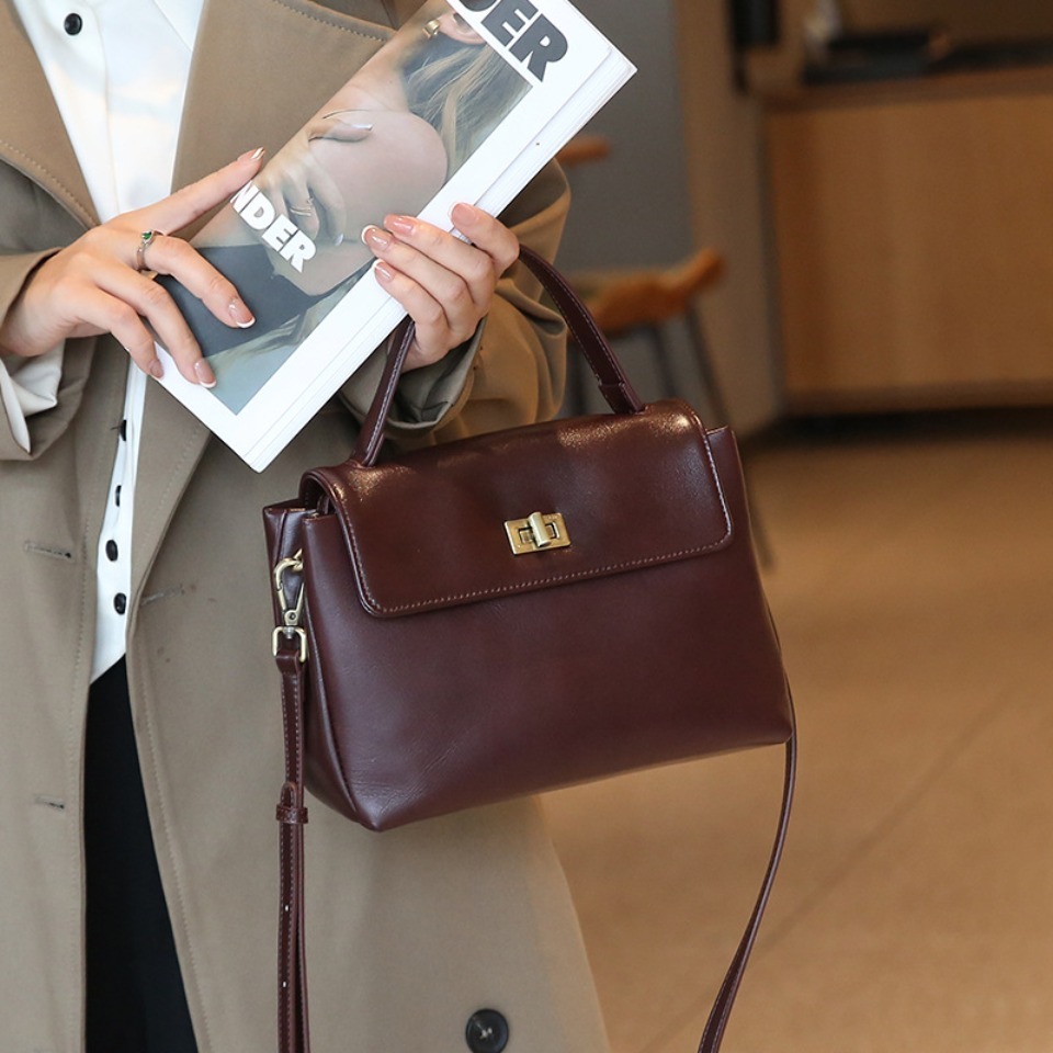 100% جلد البقر الأصلي المرأة ح - مراجعة Women'S Work Bags Designer وسعره