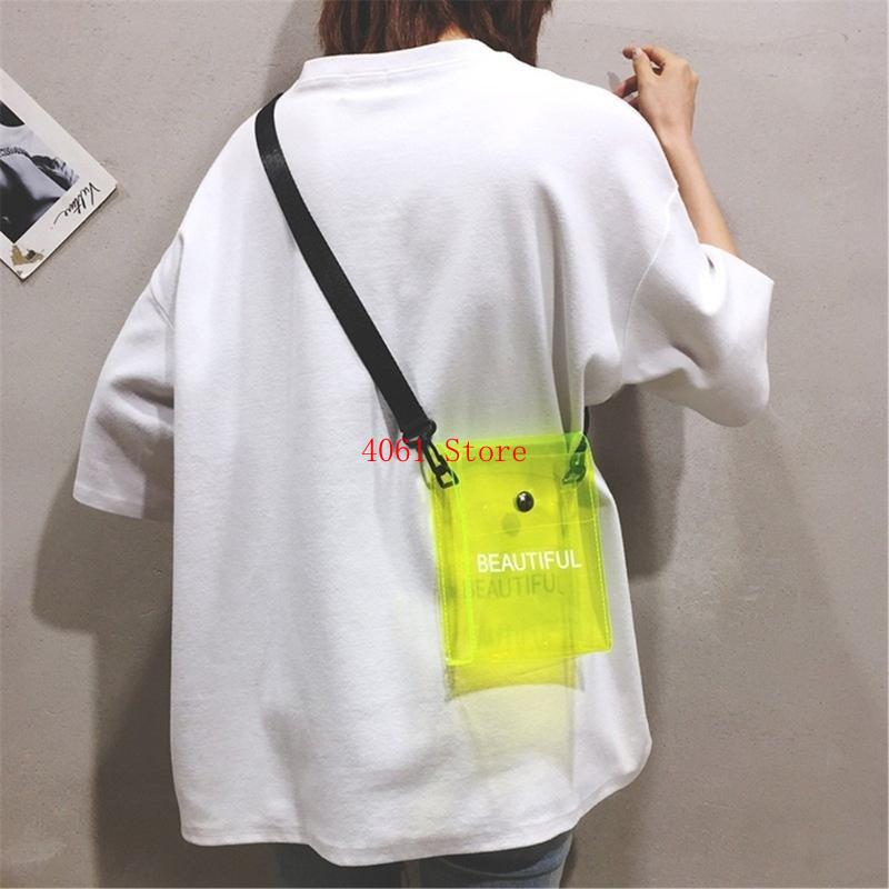 واضح حقيبة كروسبودي لون الحلوى - مراجعة Jelly Bag Clear Pvc وسعره