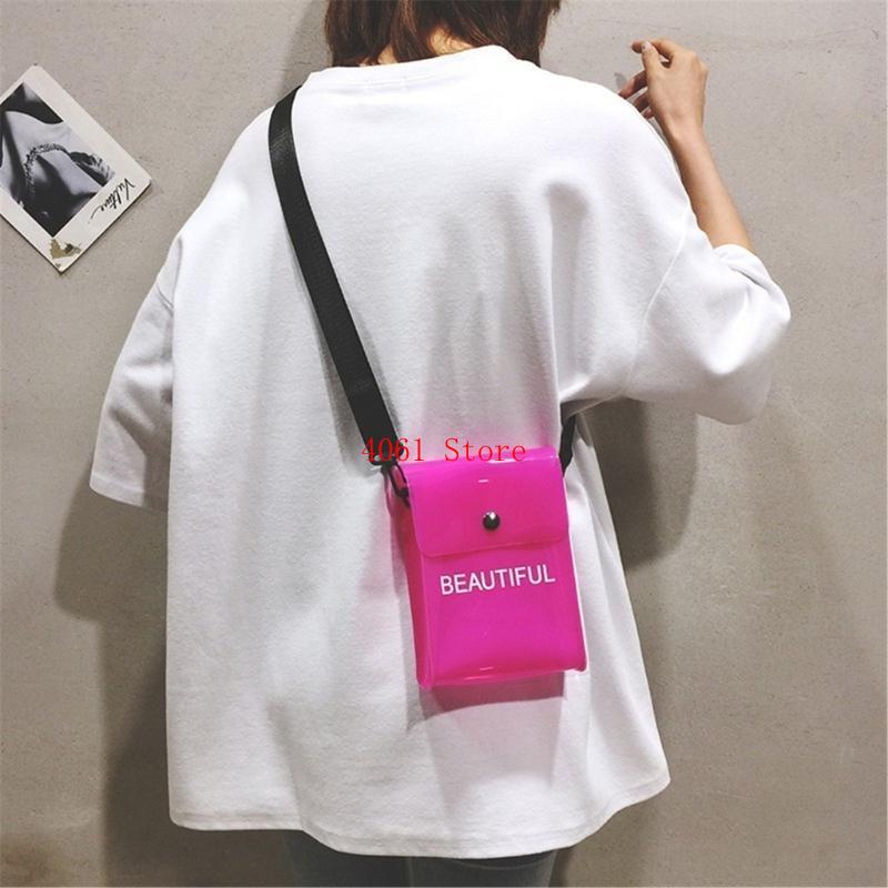 واضح حقيبة كروسبودي لون الحلوى - مراجعة Jelly Bag Clear Pvc وسعره