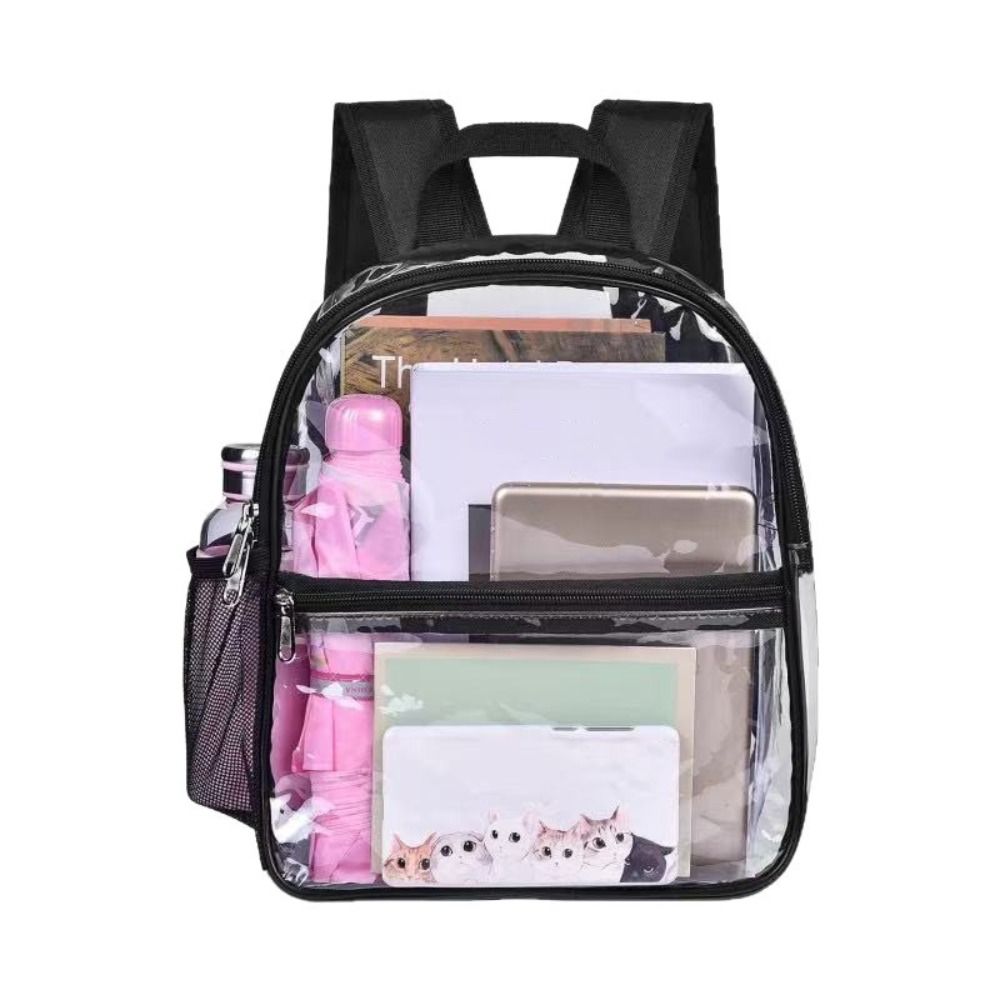 حقيبة ظهر شفافة بسيطة صغيرة ال - مراجعة Jelly Bag Clear Pvc وسعره
