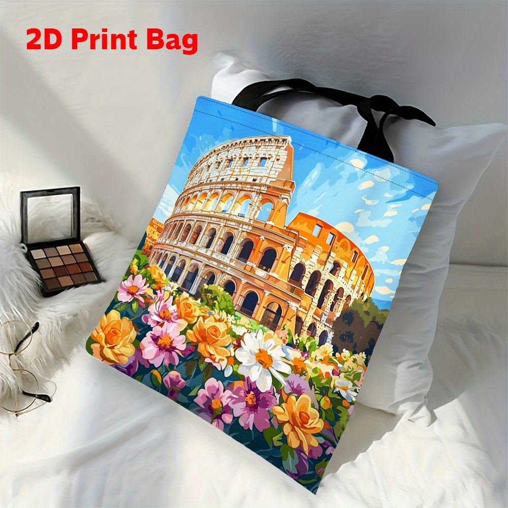 حقيبة يد مطبوعة عليها الكولوسي - مراجعة Women Bags Rome وسعره