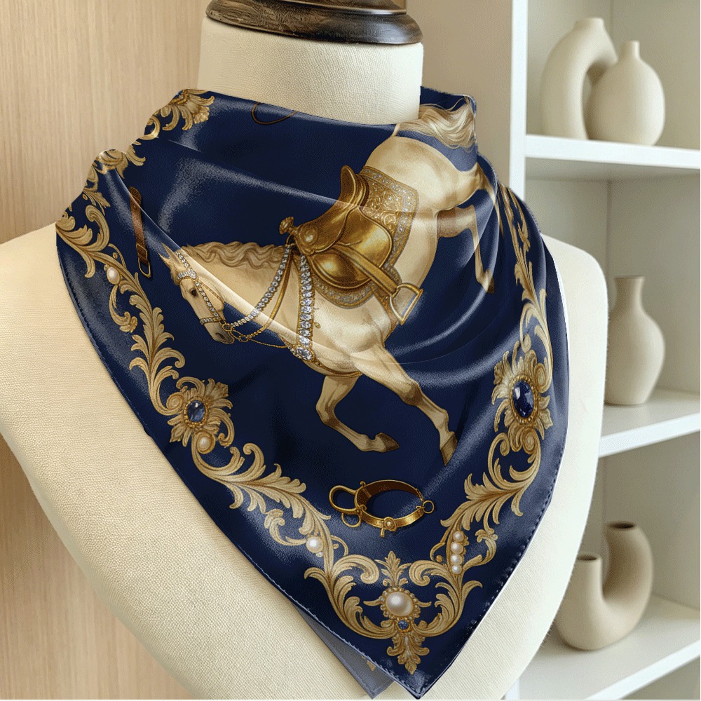 نقشة حصان أبيض ووشاح حريري على - مراجعة Women Bags White وسعره