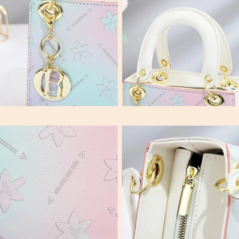 مجموعة حقائب كتف مطبوعة بتدرج  - مراجعة Women Bags And Purses وسعره