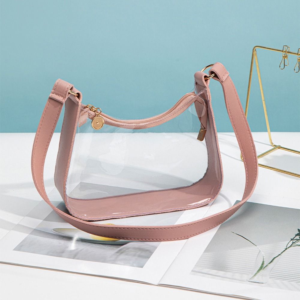 حقيبة كتف مقاومة للماء، حقيبة  - مراجعة Jelly Bag Clear Pvc وسعره