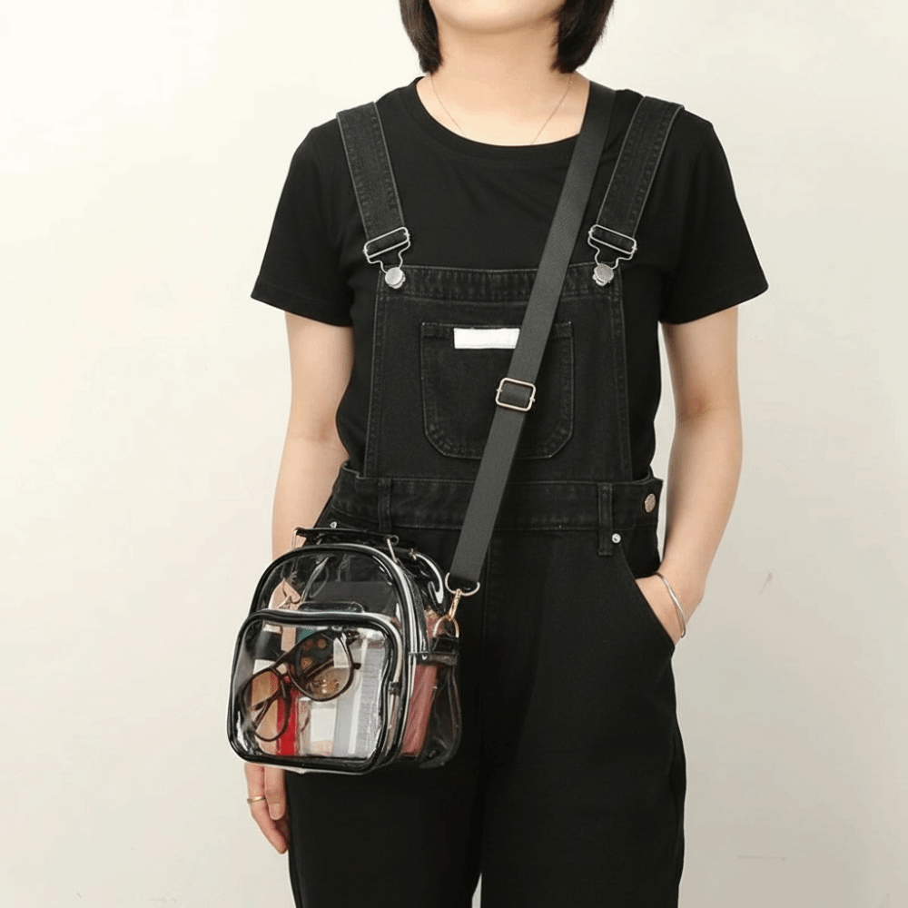 حقائب يد شفافة مقاومة للماء لل - مراجعة Jelly Bag Clear Pvc وسعره