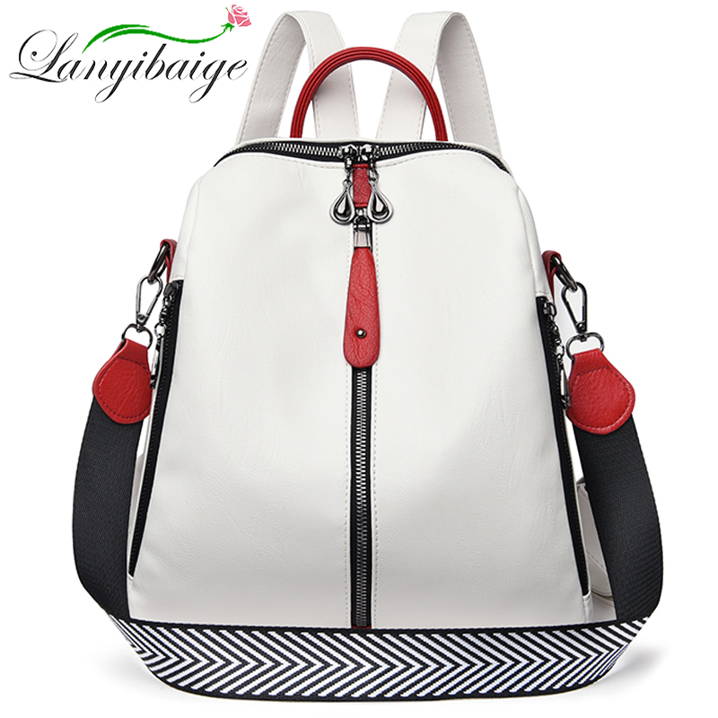 حقيبة ظهر عصرية للنساء من الجل - مراجعة Women Bags White وسعره