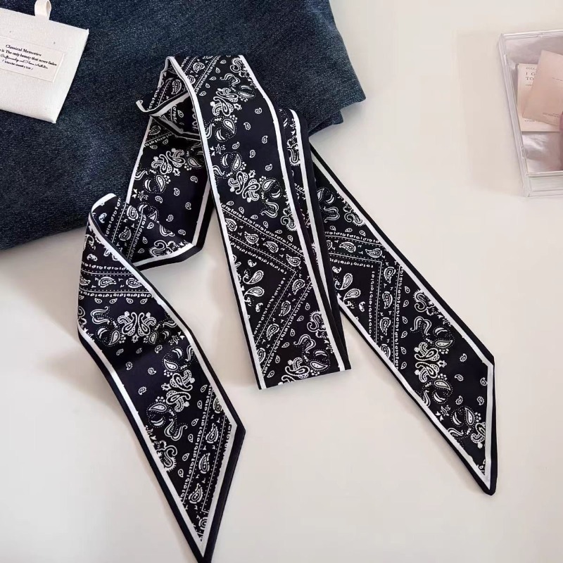 وشاح طويل مزدوج الوجهين بنقشة  - مراجعة Women Bags White وسعره