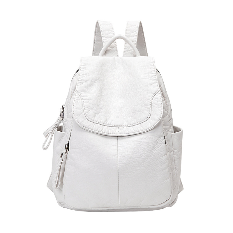 حقيبة ظهر من الجلد الأبيض المغ - مراجعة Women Bags White وسعره
