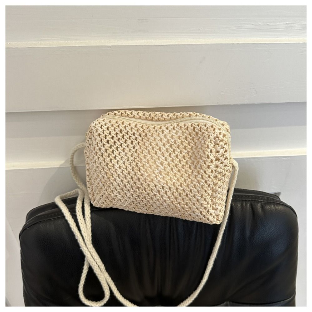 حقيبة كروس عصرية منسوجة من الق - مراجعة Women'S Bags Holiday وسعره