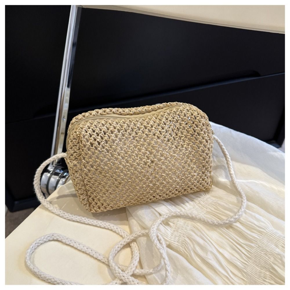 حقيبة كروس عصرية منسوجة من الق - مراجعة Women'S Bags Holiday وسعره