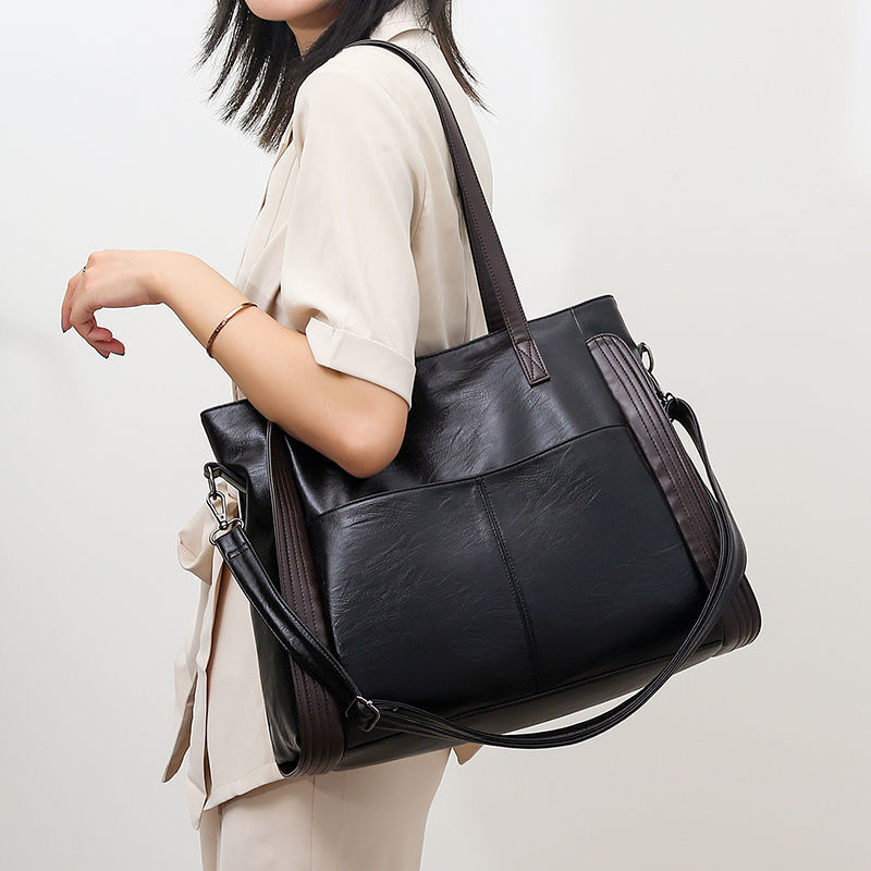 حقائب كتف سوداء كبيرة جديدة لل - مراجعة Women Bags For Airport وسعره