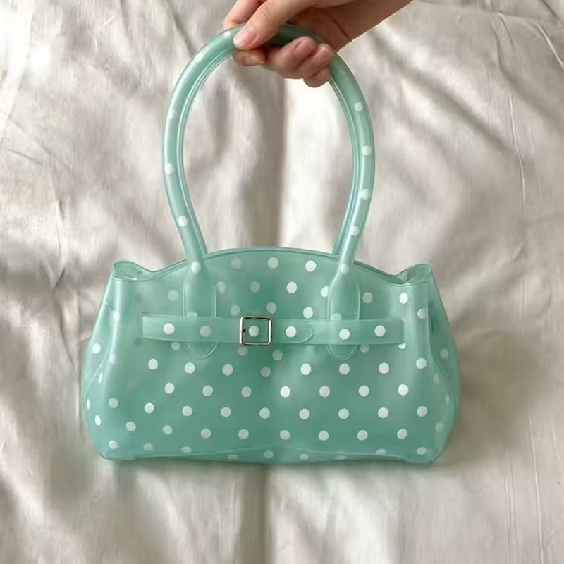 حقيبة يد شفافة من البولي فينيل - مراجعة Jelly Bag Clear Pvc وسعره