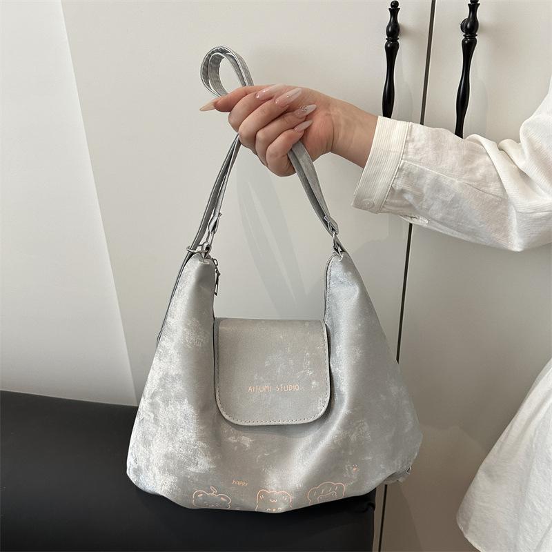 حقيبة كتف جديدة بتصميم كرتوني  - مراجعة Women Bags White وسعره