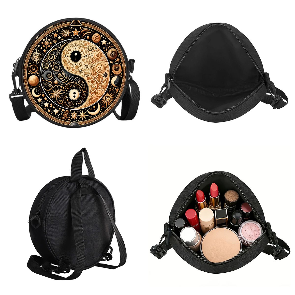 حقيبة كتف دائرية للنساء بتصميم - مراجعة Circle Round Bag وسعره