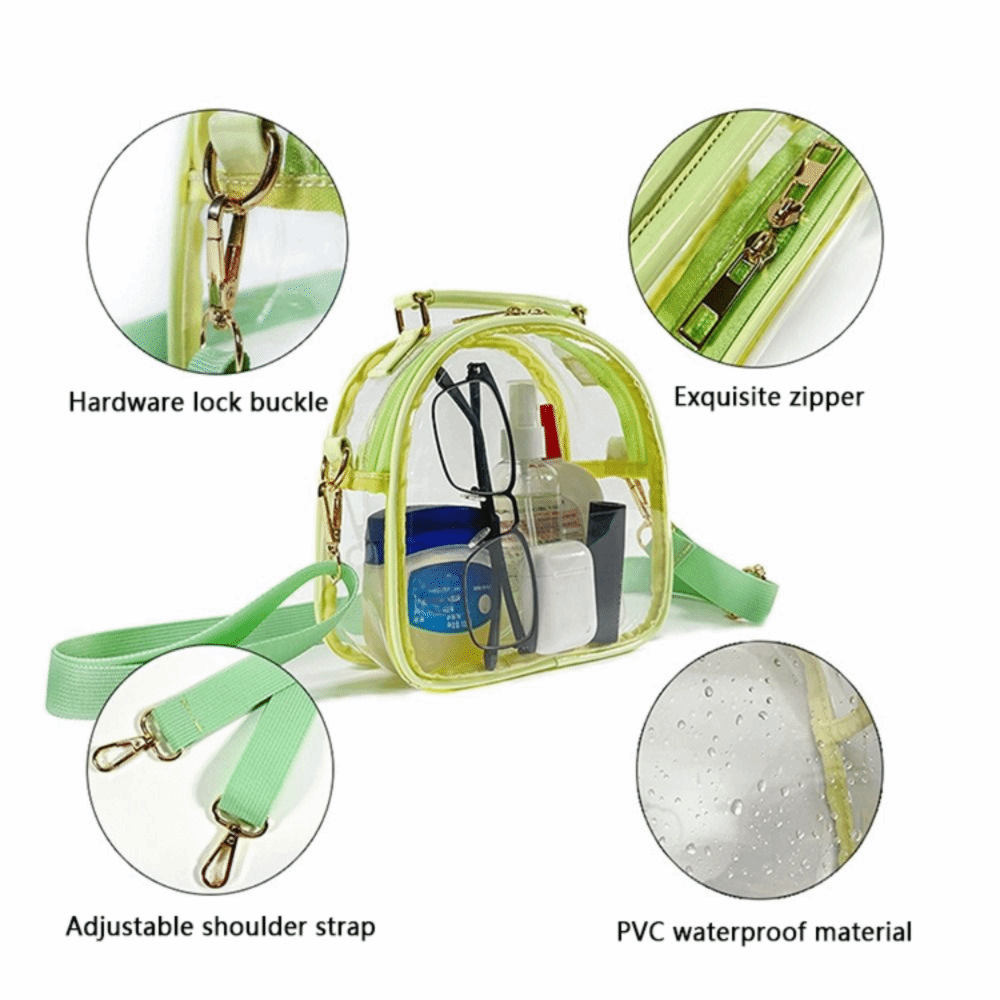حقيبة يد شفافة مقاومة للماء، ح - مراجعة Jelly Bag Clear Pvc وسعره
