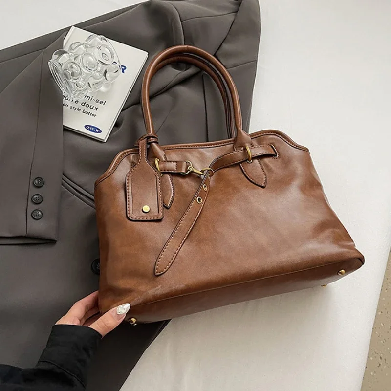 بو الجلود ريترو حمل حقيبة للنس - مراجعة Women Bags For Airport وسعره