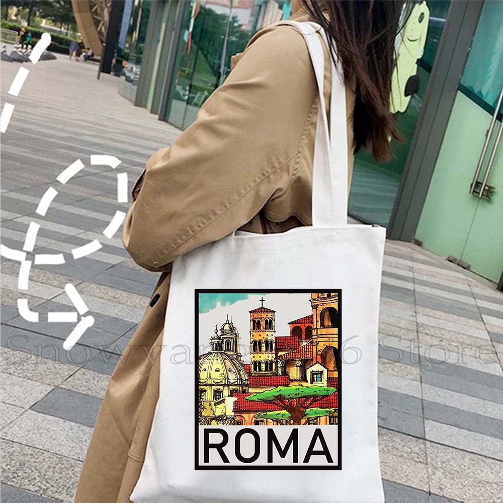حقيبة حمل قماش للنساء ، حقيبة  - مراجعة Women Bags Rome وسعره