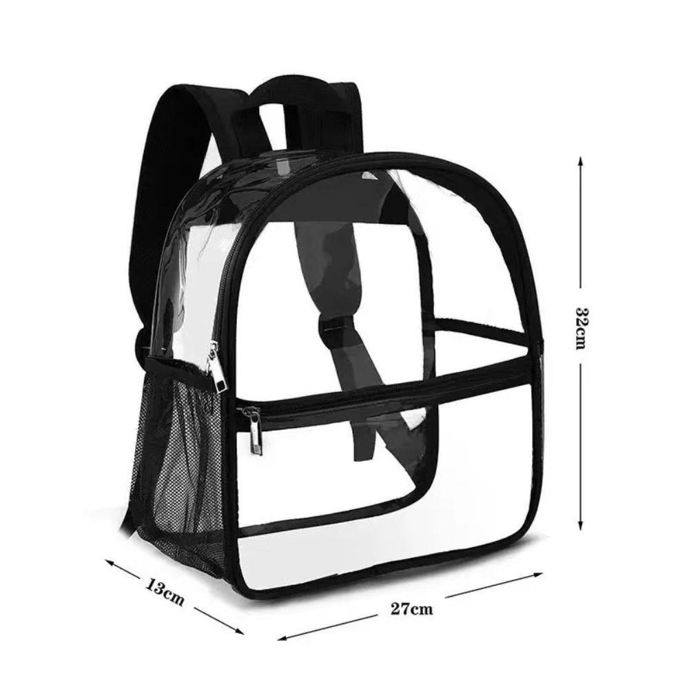 حقيبة ظهر شفافة صغيرة الحجم من - مراجعة Jelly Bag Clear Pvc وسعره
