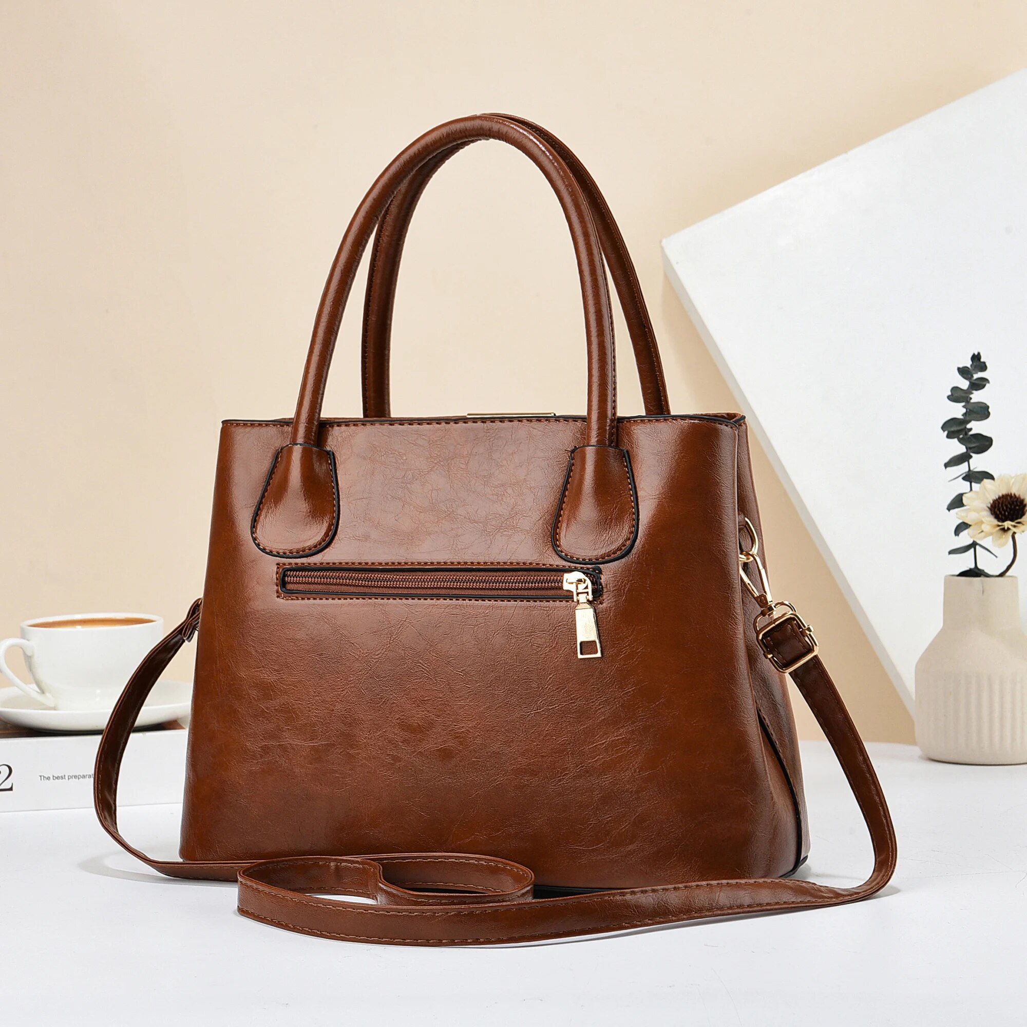 حقيبة كروس بودي من الجلد الصنا - مراجعة Women Hand Bags For Office وسعره