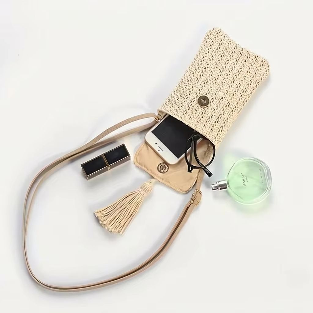 حقيبة كتف نسائية صغيرة من القش - مراجعة Women'S Bags Holiday وسعره